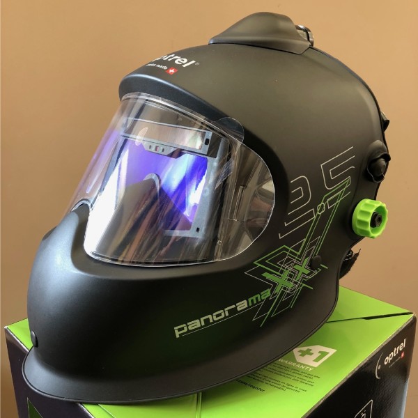 Maschera Panoramaxx PAPR con erogatore d'aria e3000