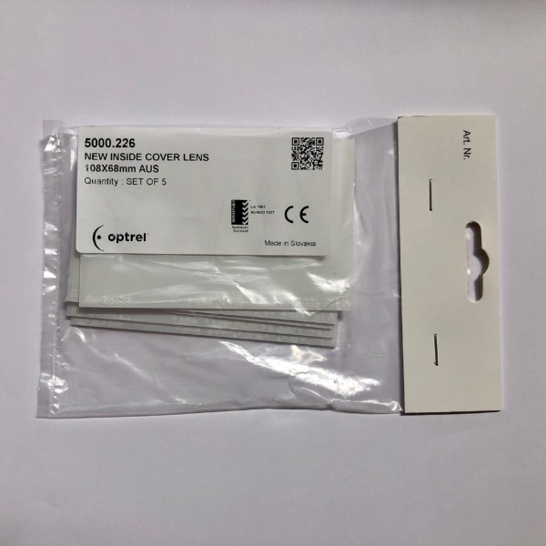 Vetro di protezione per molatura maschera Optrel b630 - 5000.226