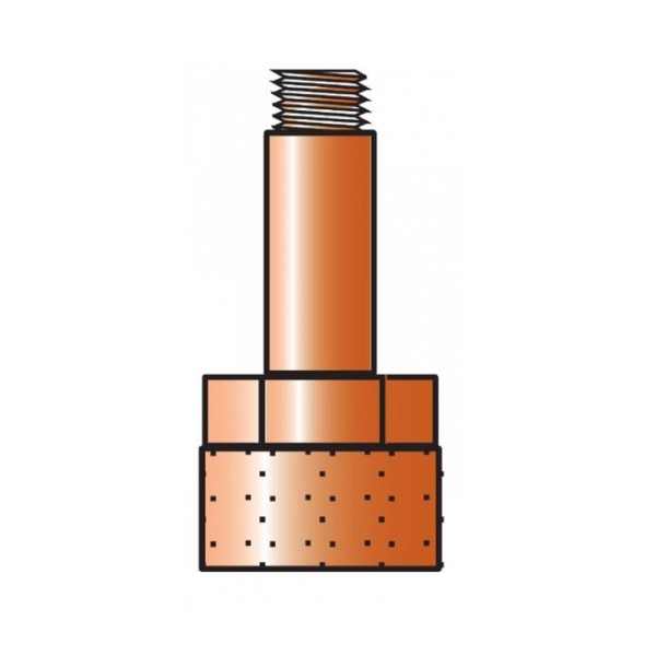 Portapinza GAS LENS JUMBO Ø1,6mm L=51mm torce TIG 17-18-26